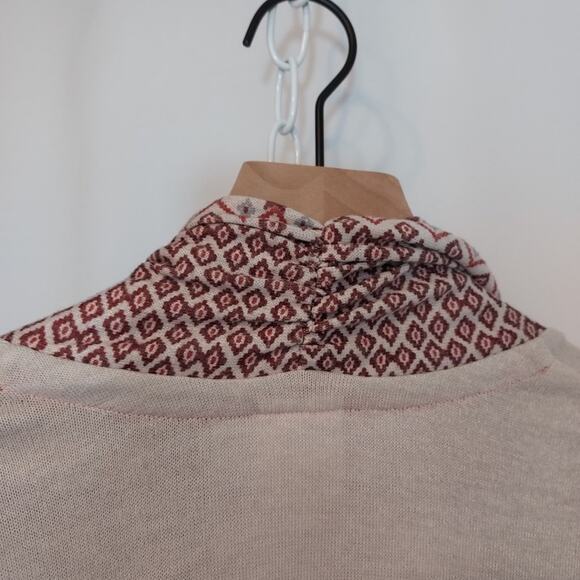 Anthropologie One September Solstice Night Knit Boho Aztec Open Cardigan Sweater - Picture 9 of 12